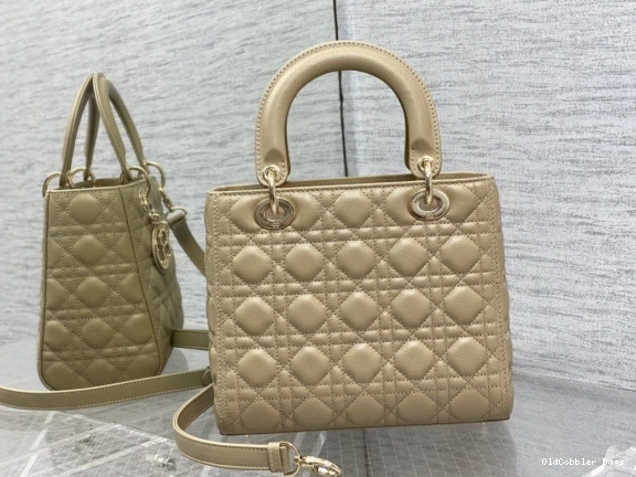 OldCobbler Bags Lady large Diro Calfskin-24cm Gold 0716